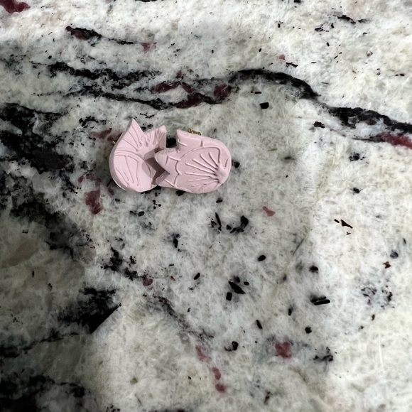 ♥️Clay flower earrings handmade - Picture 1 of 4